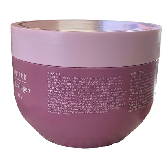 Ciroa Body Goats Milk & Collagen Body Butter Brightening 15.8 fl oz - Picture 3 of 4